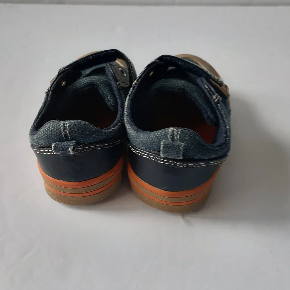 Carter's Boys Shoes Blue Denim Canvas Toddler Size 5